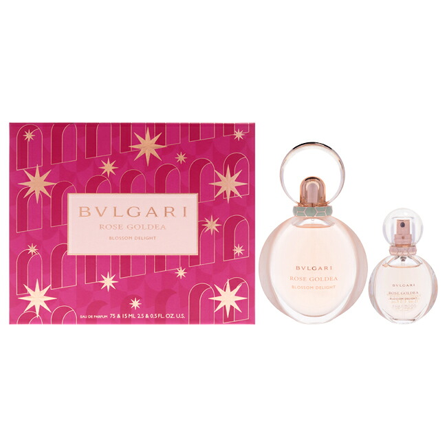 【ポイント5倍】【正規品】【送料無料】 Bvlgari Rose Goldea Blossom Delight by Bvlgari for Women - 2 Pc Gift Set 2.5oz EDP Spray, 0.5oz EDP Spray｜Swish Pop 12,822円
