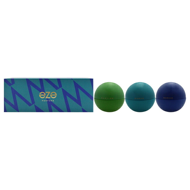 【ポイント5倍】【正規品】【送料無料】 Eze by Eze for Men - 3 Pc Gift Set 1oz Surge EDP Spray, 1oz Elation EDP Spray, 1oz Nomad EDP Spray｜Swish Pop