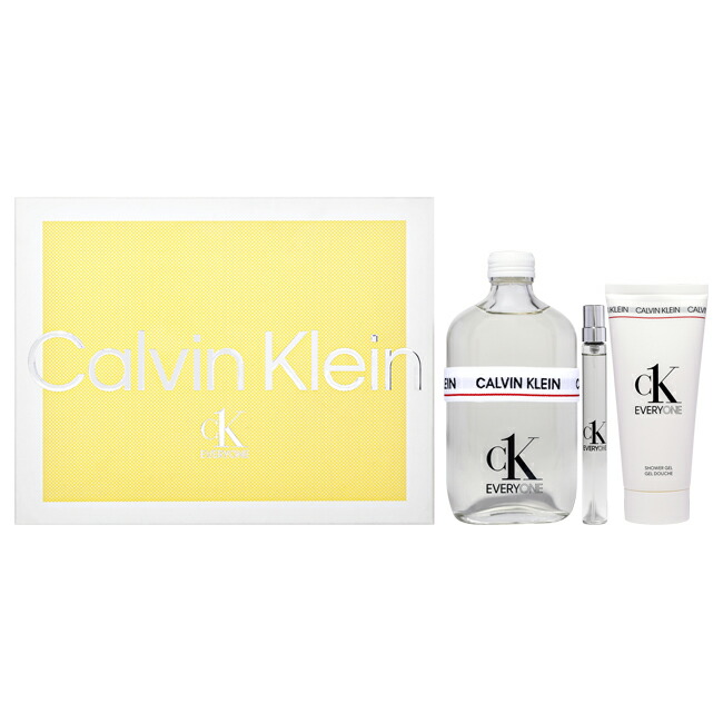 【ポイント5倍】【正規品】【送料無料】 CK Everyone by Calvin Klein for Unisex - 3 Pc Gift Set 6.7oz EDT Spray, 0.33oz EDT Spray, 3.3oz Shower Gel｜Swish Pop