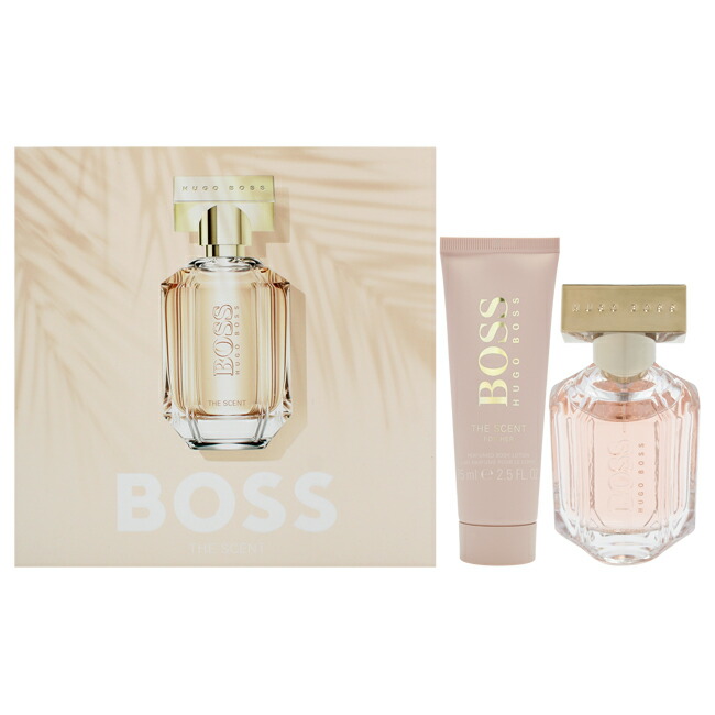 Boss The Scent by Hugo Boss for Women - 2 Pc Gift Set 1.6oz EDP Spray, 2.5oz Body Lotion