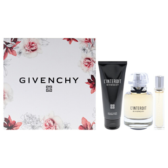 【定め事品】【貨物輸送無料】エントリーで尖んがり5倍 LInterdit by Givenchy for Women - 3 Pc Gift Set 2.7薬局衡オンス 電子データ処理 Spray, 0.42薬局衡オンス 電子データ処理 Spray, 2.5薬局衡オンス Body Milk