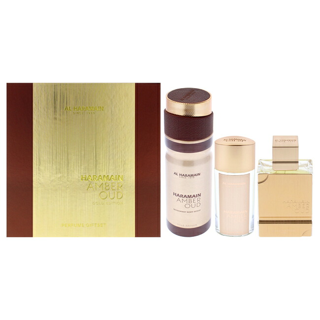 【定まり品】【貨物輸送無料】エントリーで尖んがり5倍 Amber Oud - Gold Edition by Al Haramain for Unisex - 3 Pc Gift Set 2.5薬局衡オンス 電子データ処理 Spray, 1薬局衡オンス 電子データ処理 Spray, 6.6薬局衡オンス Body Spray
