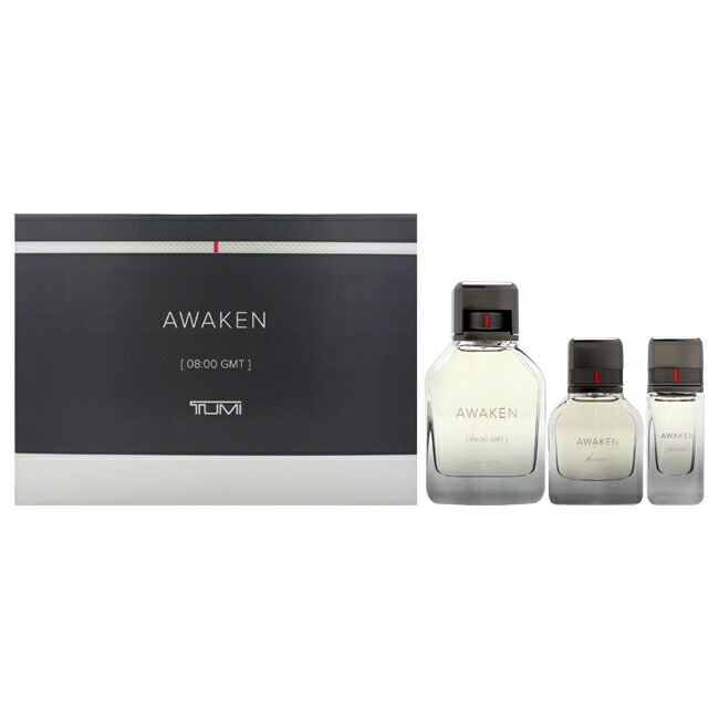 【置き目品】【貨物輸送無料】Awaken by Tumi for Men - 3 Pc Gift Set 3.4薬局衡オンス 電子データ処理 Spray, 1薬局衡オンス 電子データ処理 Spray, 0.5薬局衡オンス 電子データ処理 Spray