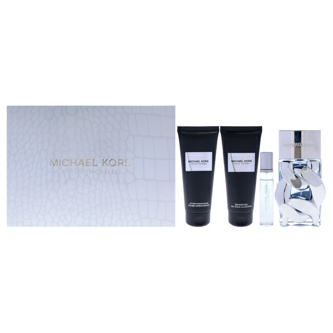 【置き目品】【貨物輸送無料】エントリーで尖んがり5倍 Michael Kors Pour Homme by Michael Kors for Men - 4 Pc Gift Set 3.4薬局衡オンス 電子データ処理 Spray, 0.3薬局衡オンス 電子データ処理 Spray(Mini), 3.4薬局衡オンス Body Lotion, 3.4薬局衡オンス Shower Gel