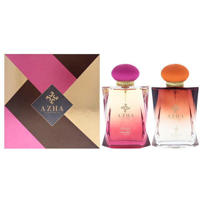 【置き目品】【貨物輸送無料】エントリーで尖んがり5倍 Azha Perfume Set by Azha for Women - 2 Pc Gift Set 3.3薬局衡オンス Ramshah 電子データ処理 Spray, 3.3薬局衡オンス Renad 電子データ処理 Spray