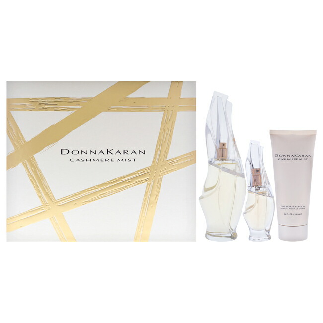 【置き目品】【貨物輸送無料】エントリーで尖んがり5倍 Cashmere Mist by Donna Karan for Women - 3 Pc Gift Set 3.4薬局衡オンス 電子データ処理 Spray, 0.5薬局衡オンス 電子データ処理 Spray, 3.4薬局衡オンス Body Lotion