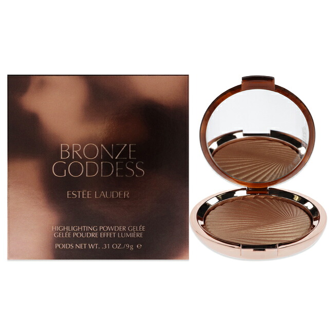 【定まり品】【貨物輸送無料】 Bronze Goddess Highlighting Powder Gelee - 2 Solar Crush by Estee Lauder for Women - 0.31 薬局衡オンス Highlighter