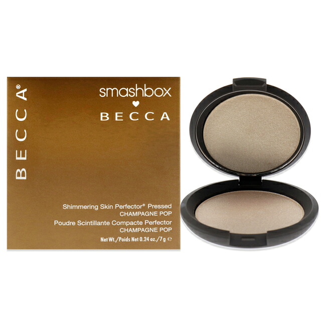 【定まり品】【貨物輸送無料】 Becca Shimmering Skin Perfector Pressed Highlighter - Champagne Pop by SmashBox for Women - 0.24 薬局衡オンス Highlighter