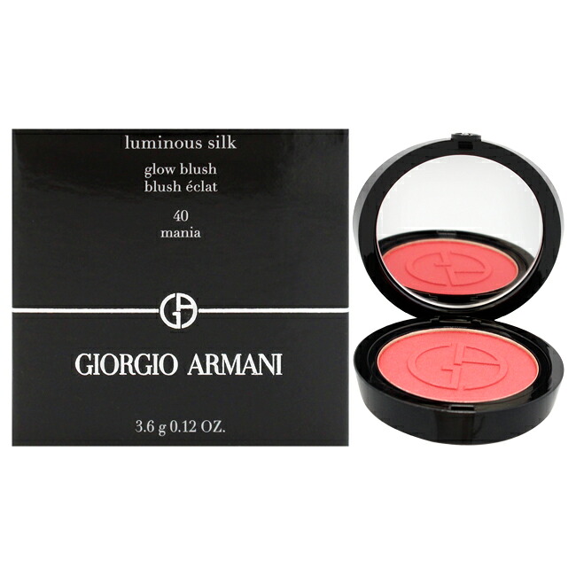 【正規品】【送料無料】Luminous Silk Glow Blush - 40 Mania by Giorgio Armani for Women - 0.12 oz Blush