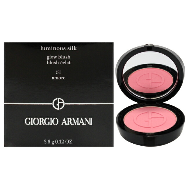 【正規品】【送料無料】Luminous Silk Glow Blush- 51 Amore by Giorgio Armani for Women - 0.12 oz Blush