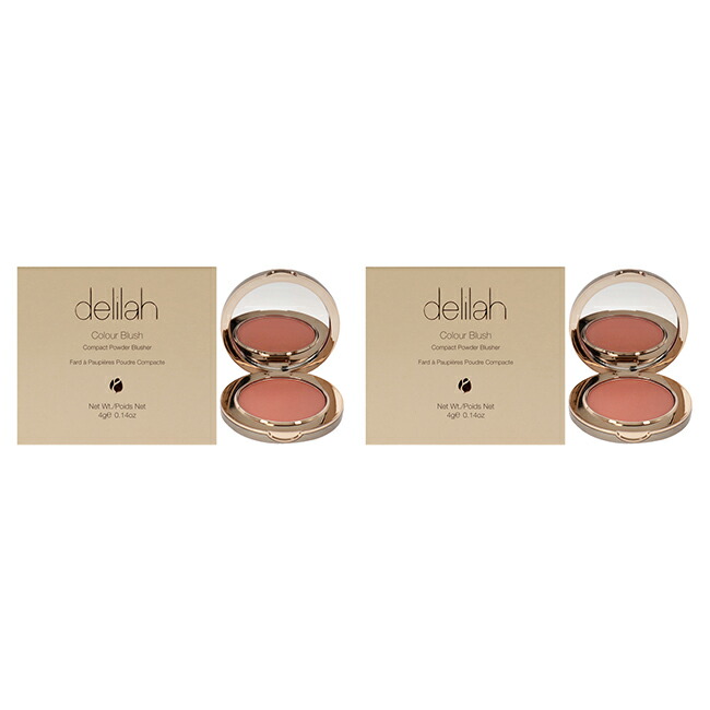 【定まり品】【貨物輸送無料】 Colour Blush Compact Powder Blusher- Clementine by Delilah for Women - 0.14 薬局衡オンス Blush - Pack of 2