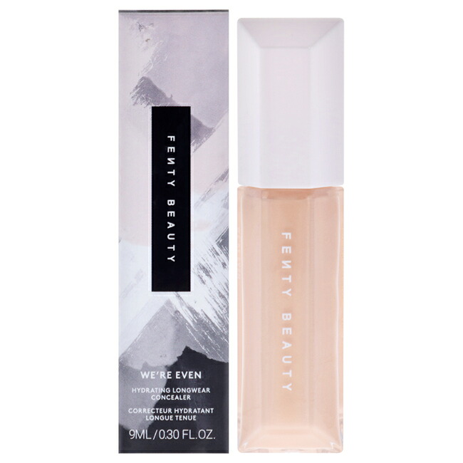 【正規品】【送料無料】Were Even Hydrating Longwear Concealer - 210W Light Medium With Warm Golden Undertones by Fenty Beauty for Women - 0.30 oz Concealer