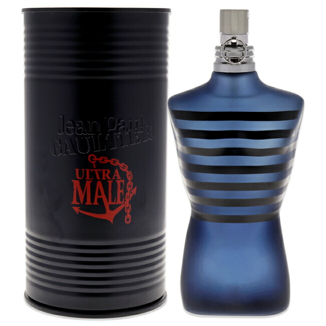 【置き目品】【貨物輸送無料】Ultra Male Intense by Jean Paul Gaultier for Men - 4.2 薬局衡オンス EDT Intense Spray