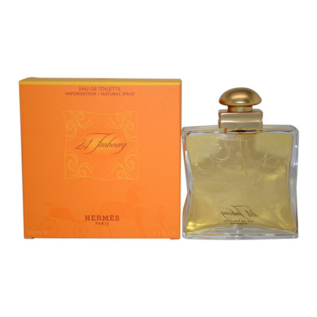 【置き目品】【貨物輸送無料】エントリーで尖んがり5倍 24 Faubourg by Hermes for Women - 3.4 薬局衡オンス EDT Spray