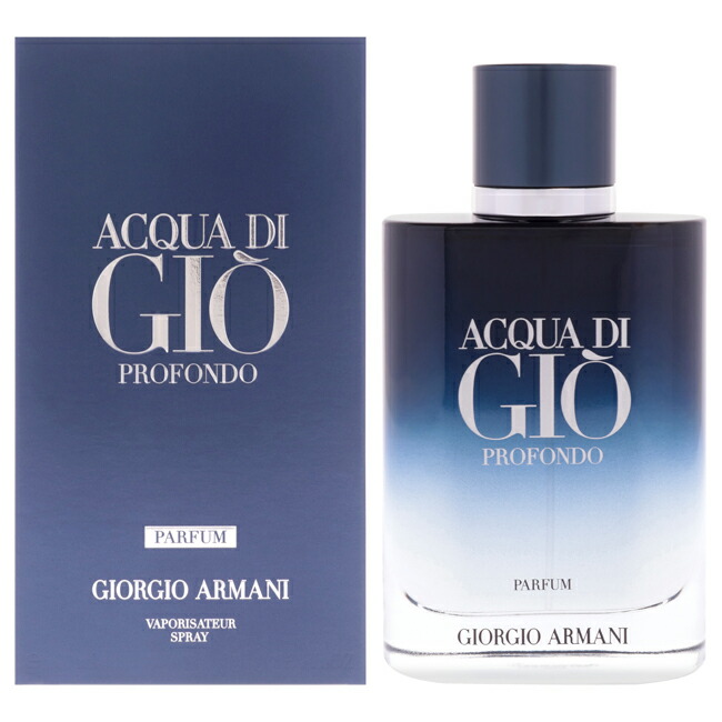 【正規品】【送料無料】Acqua Di Gio Profondo by Giorgio Armani for Men - 3.3 oz Parfum Spray