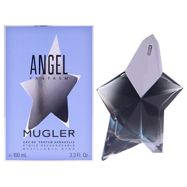 【置き目品】【貨物輸送無料】エントリーで尖んがり5倍 Angel Fantasm Sensuelle by Thierry Mugler for Women - 3.3 薬局衡オンス 電子データ処理 Spray (Refillable)