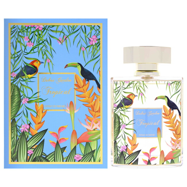 【正規品】【送料無料】Tropical by Dubai Garden for Unisex - 3.3 oz Extrait De Parfum Spray