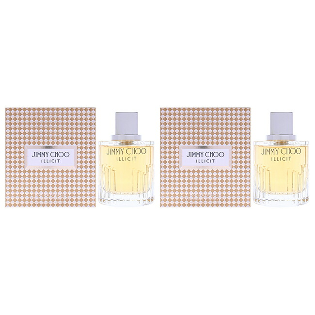 【正規品】【送料無料】Illicit by Jimmy Choo for Women - 3.3 oz EDP Spray - Pack of 2