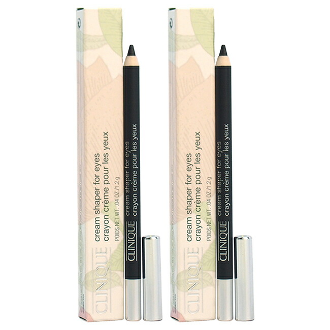 【置き目品】【貨物輸送無料】Cream Shaper For Eyes - 101 Black Diamond by Clinique for Women - 0.04 薬局衡オンス Eyeliner - Pack of 2