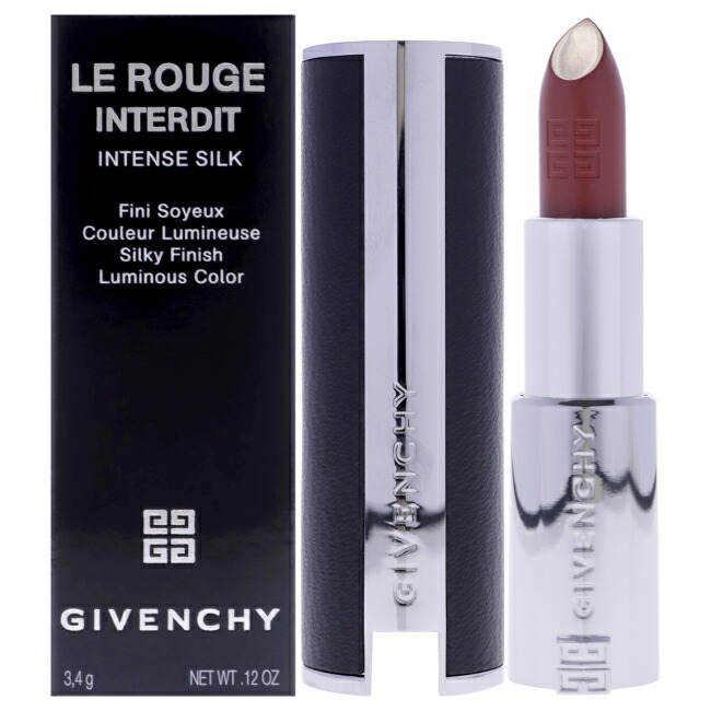 【置き目品】【貨物輸送無料】Le Rouge Interdit Intense Silk Lipstick - 228 Rose Fume by Givenchy for Women - 0.12 薬局衡オンス Lipstick (Refillable)