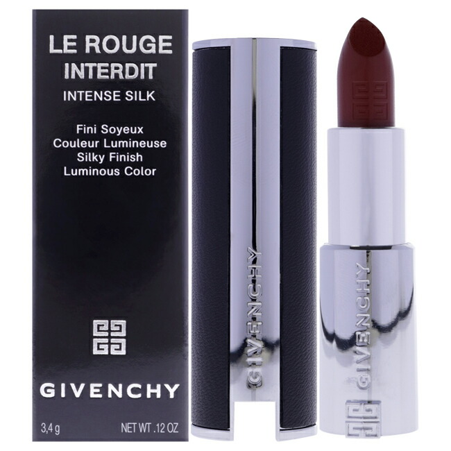【置き目品】【貨物輸送無料】Le Rouge Interdit Intense Silk Lipstick - 319 Rouge Santal by Givenchy for Women - 0.12 薬局衡オンス Lipstick (Refillable)