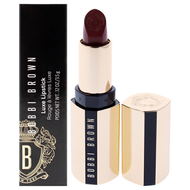 【置き目品】【貨物輸送無料】Luxe Lipstick - 608 Downtown Plum by Bobbi Brown for Women - 0.12 薬局衡オンス Lipstick