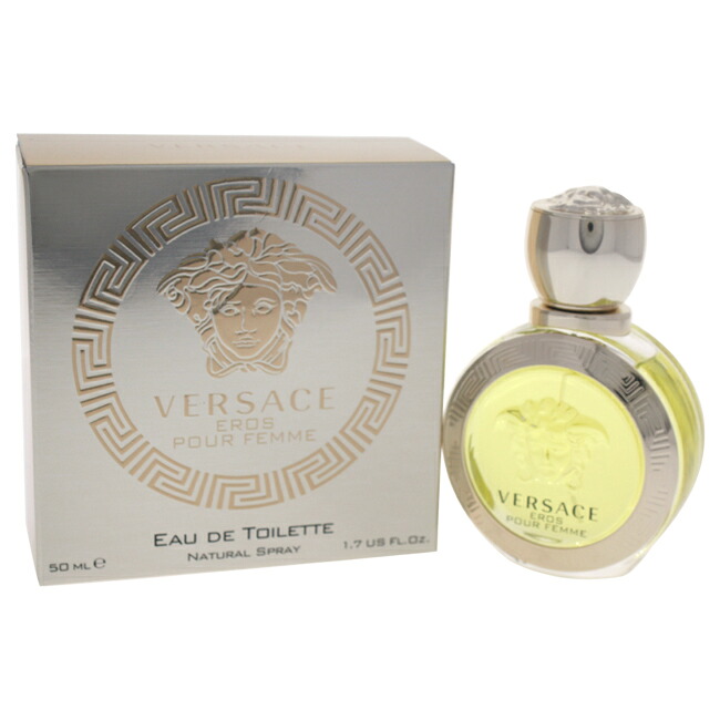 【ポイント5倍】【正規品】【送料無料】 Versace Eros Pour Femme by Versace for Women - 1.7 oz EDT Spray｜Swish Pop 9,750円