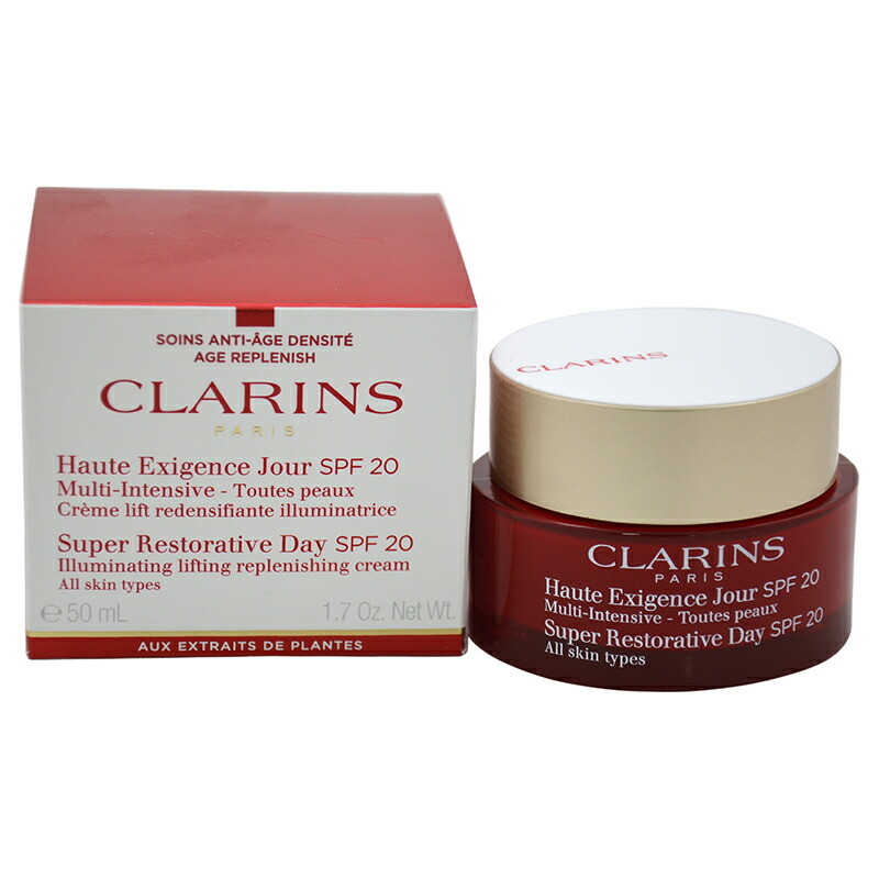 clarins super restorative day cream spf 20