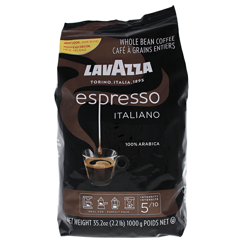 【楽天市場】【正規品】【送料無料】 Lavazza Caffe Espresso Medium Roast Whole Bean Coffee