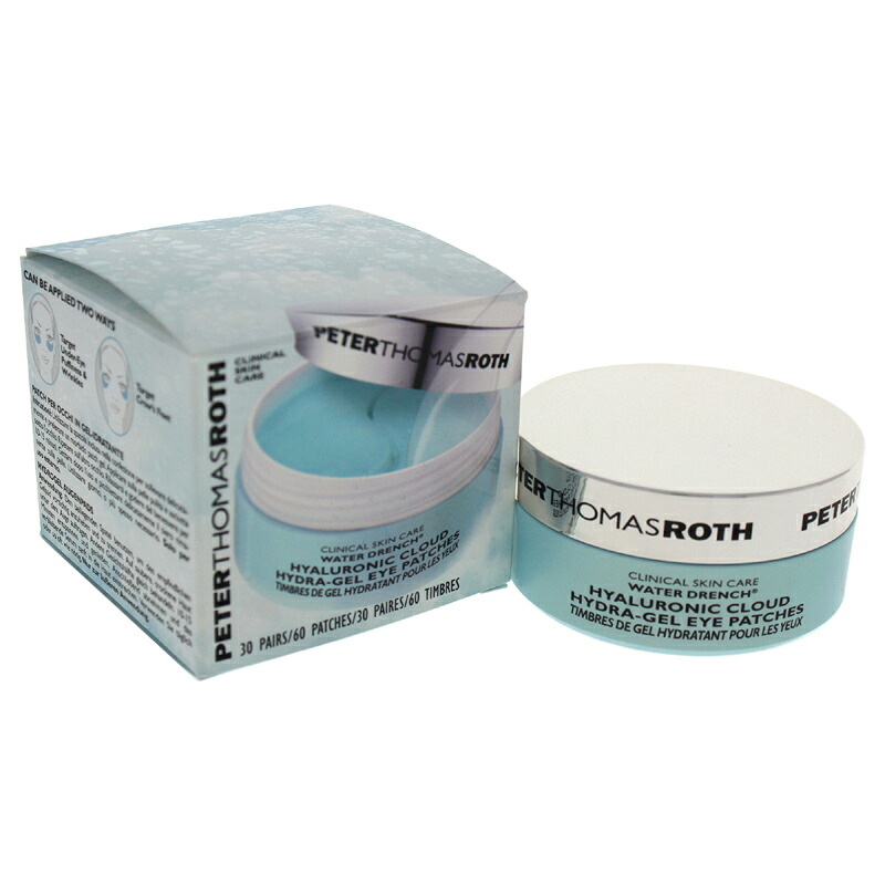 【正規品】【送料無料】Peter Thomas RothWater Drench Hyaluronic Cloud Hydra-Gel Eye Patches60Pc水水薬ヒアルロンクラウドイドラジェルアイパッチ【海外直送】