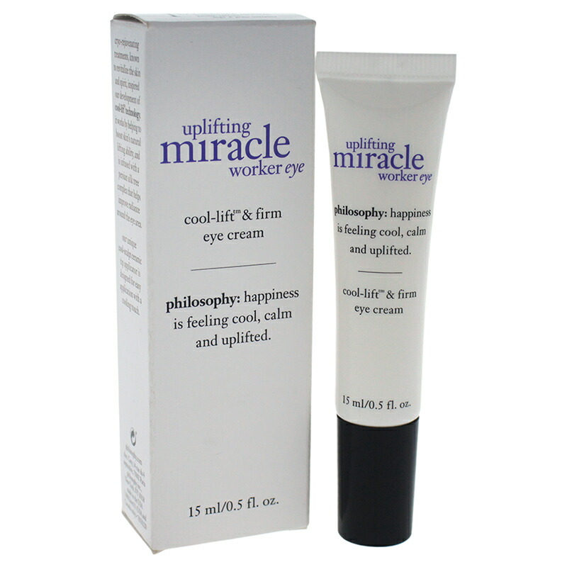 【正規品】【送料無料】 Philosophy Uplifting Miracle Worker Eye Cream 0.5oz フィロソフィー アップリフティング ミラクルワーカー アイクリーム 【海外直送】 5,858円
