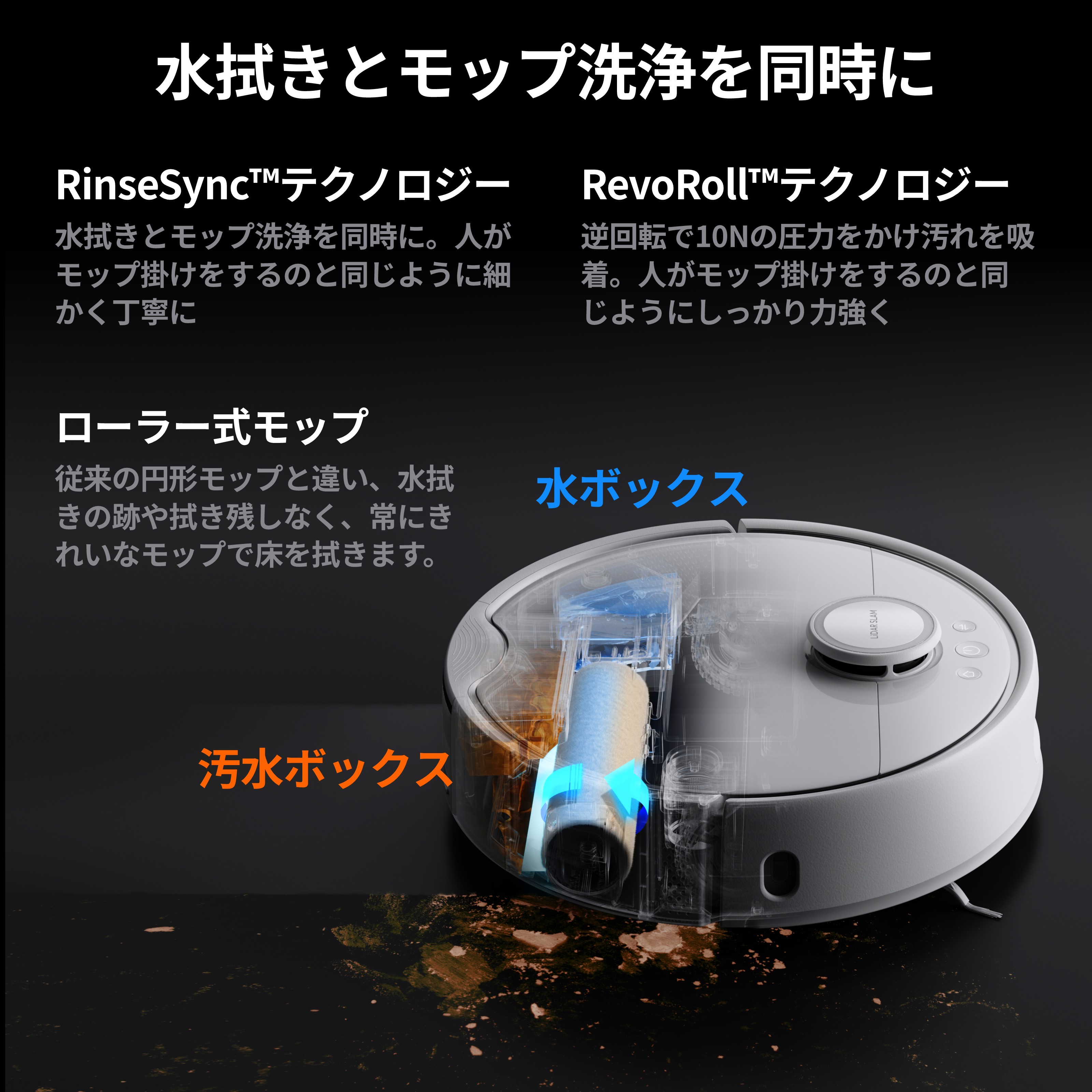 SwitchBotお掃除ロボットS10