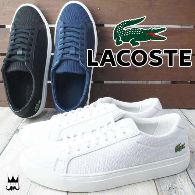 楽天市場 送料無料 ラコステ Lacoste メンズ スニーカー L 12 12 Bl 2 001 003 024 スニーカー カジュアル シューズ メンズカジュアル ピケ 真夏 テニスシューズ ホワイト ネイビー ブラック 白 紺 黒 定番 ローカット Evid シューマートワールド