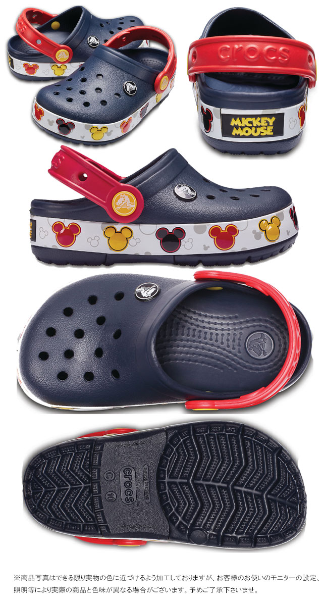 65 以上節約 クロックス Crocs クロックバンド ミッキー ファン ラブ ライツ キッズ 光る靴 サンダル 4994 男の子 女の子 410 Navy 6x0 Candy Pink ディズニー Disney Evid O Sg 5 Officedev Polarisoffice Com