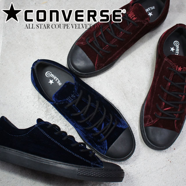 ＼クーポン有／コンバース オールスター クップ ベルベット OX ローカット スニーカー レディース リミテッド 限定モデル シック ALL STAR COUPE VELVET OX 送料無料 最強翌日配送 evid2