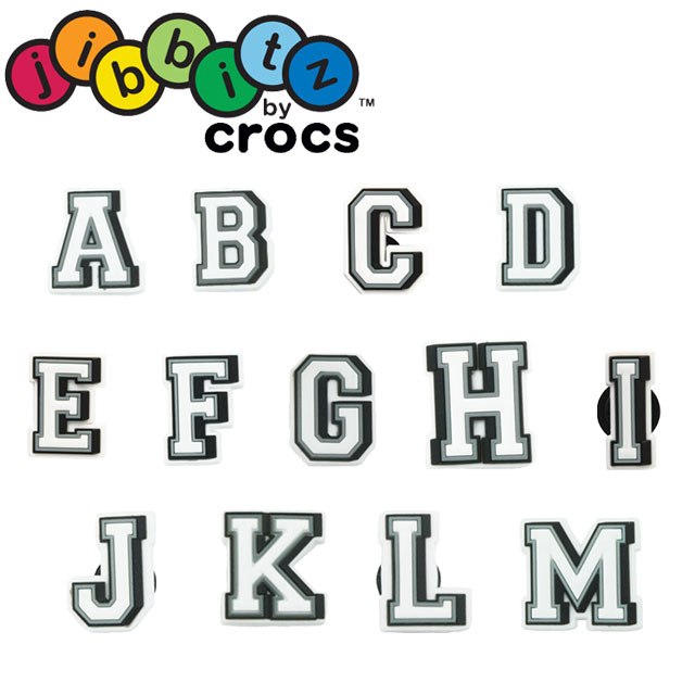 letters on crocs