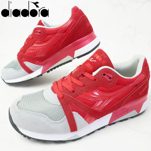 独創的 あす楽 ディアドラ Diadora メンズ スニーカー N9000 カジュアル スポーツ ランニング レッド 赤 1607 01 C5747 Evid シューマートワールド 公式店舗 Aspergerosona Cat
