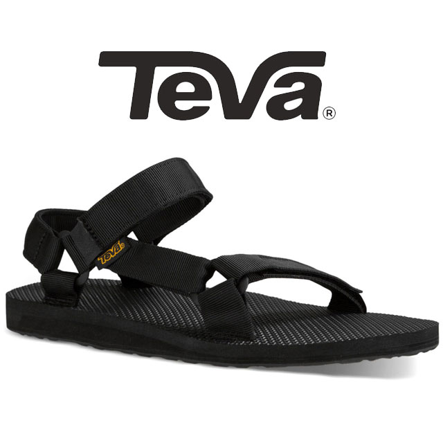 楽天市場 あす楽 テバ Teva メンズ サンダル オリジナル ユニバーサルアーバン スポーツサンダル スポサン ペタンコ底 カジュアルシューズ 靴 ブラック 黒 15070011 送料無料 Evid シューマートワールド