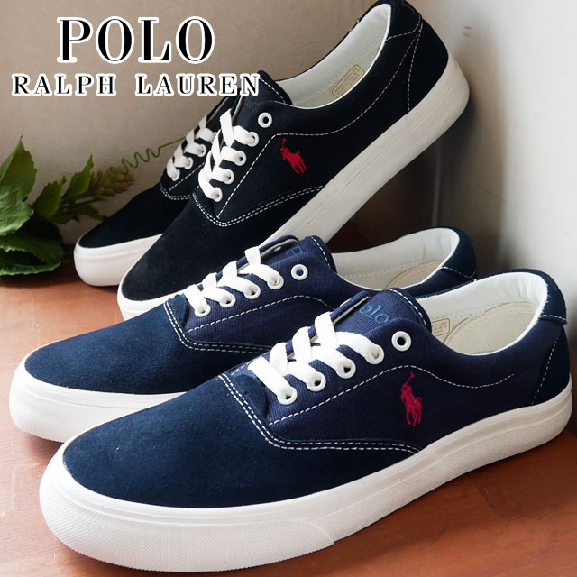 楽天市場 ポロ ラルフローレン Polo Ralph Lauren メンズ スニーカー ソートン カジュアルシューズ ローカット キャンバス スエード Rd47 Thorton Sk Vlc ブラック 黒 ネイビー 送料無料 Evid シューマートワールド