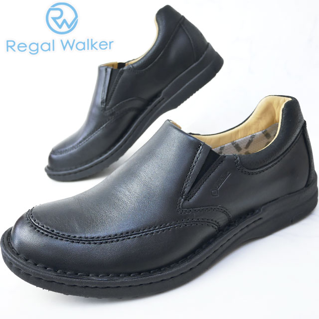 楽天市場 リーガルウォーカー Regal Walker メンズ スリッポン ビジネスシューズ ゴアテックス 防水 革靴 紳士靴 4e ブラック 黒 1w 送料無料 Evid シューマートワールド