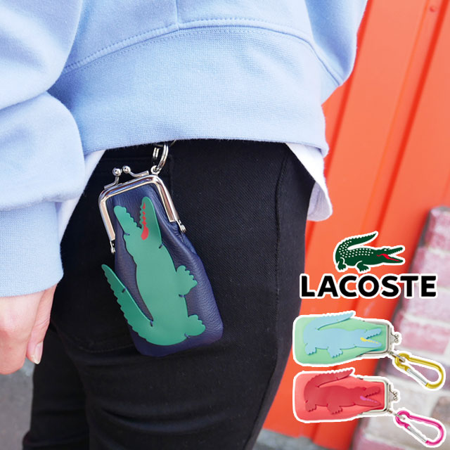 Micro ラコステ Croco Lacoste 鰐 Nf0321k 送料無料 正規品 メンズバッグ Mini おしゃれ 21 Mini Pouch ワニ Ss新作 あす楽 ラコステ Lacoste ポーチ メンズ レディース ミニクロコ マイクロミニポーチ ブランド アクセサリー カラビナ キーホルダー 鍵 小銭