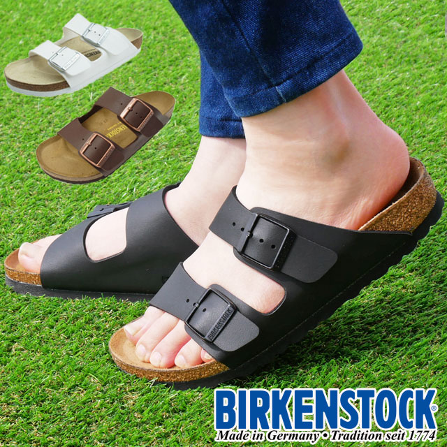 【送料無料】ビルケンシュトック BIRKENSTOCK アリゾナ BS メンズ レディース サンダル コンフォートサンダル ストラップサンダル  ホワイト ブラック ダークブラウン白 黒 茶 ノーマル幅 ナロー幅 0051731/0051733 0051791/0051793