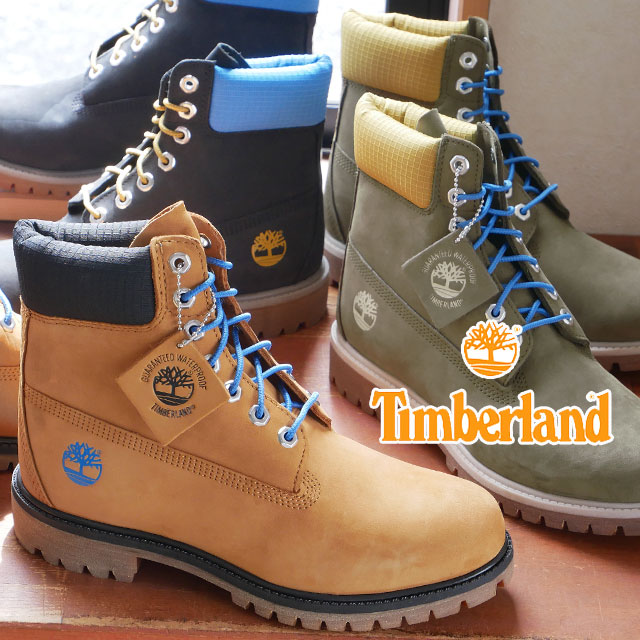 楽天スーパーセール】 ティンバーランド Timberland メンズ ブーツ プレミアム ウォータープルーフブーツ 6インチブーツ 防水 ショートブーツ  カジュアルシューズ 本革 レースアップ TB0A2DJF ウィート TB0A5NYZ ブラックヌバック TB0A5NZM オリーブヌバック 靴  evid 7 ...