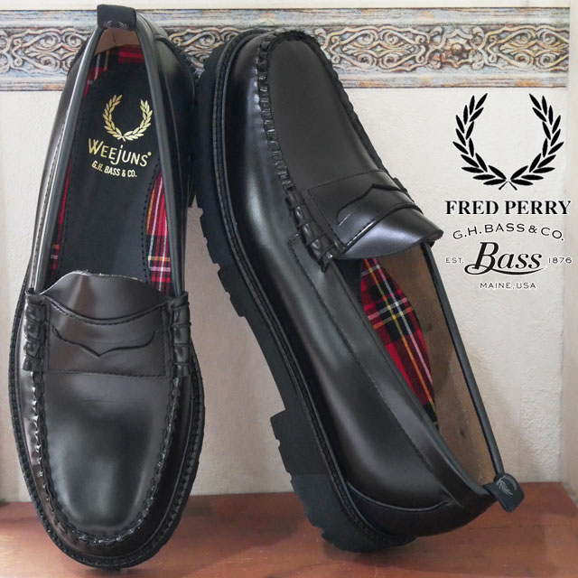 ローファー レディース 23.5 G.H. BASS FRED PERRYビット 楽天市場】【コラボ】フレッドペリー FRED PERRY ローファー GHバス