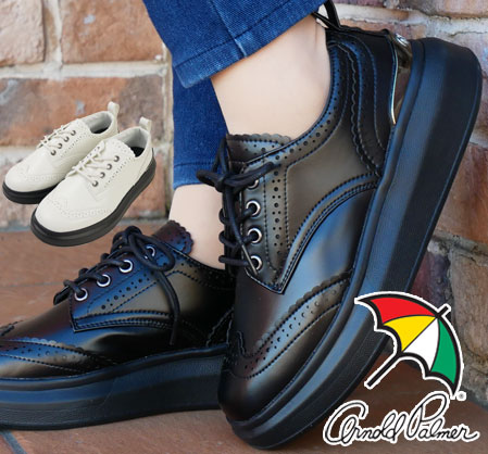 楽天市場】現品限り 送料無料 アーノルドパーマー 厚底 ウィングチップ