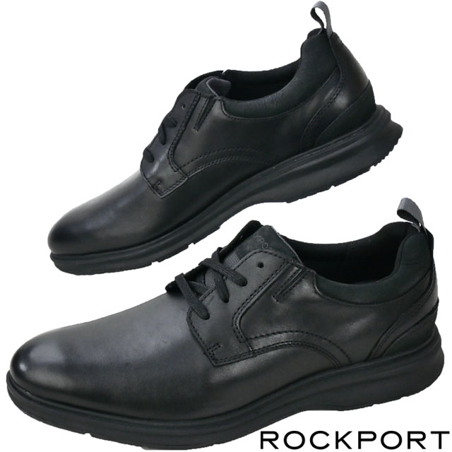 ＼引き換え証有／鍵を掛ける界面 ROCKPORT メンズ 商行為シューズ 総締め手振り シティ 飾り気の無い トゥ なめし革シューズ 事務所心地好い CI5637 黒いこと 黒 革靴 成人男性靴 貨物輸送無料 最強またの日送りとどける evid2 メンズ靴-ビジネスシューズ-靴