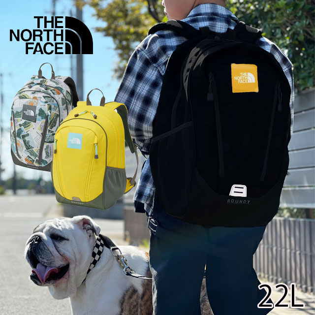 ザ・ノース・フェイス 男の子 女の子 キッズ ジュニア リュック NMJ72358 K ラウンディ 22L バッグ BAG バックパック デイパック アウトドア キャンプ ハイキング 遠足 通学 旅行 タブレットスリーブ かばん 鞄 送料無料 最強翌日配送 evid｜シューマートワールド