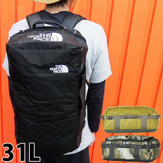 \ポイント7倍/ザ・ノース・フェイス ダッフルバッグ ベースキャンプ ボイジャーライト 31L リュック ショルダーバッグ ボストンバッグ バックパック メンズ レディース NM82380 アウトドア キャンプ 出張 遠征 旅行 ブラック 黒 グリーン 送料無料 最強翌日配送 evid o-sg