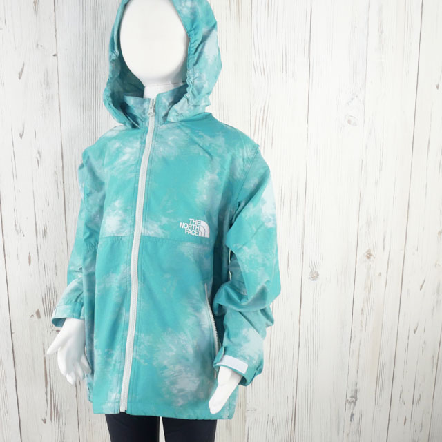 ノースフェイス　ウインドブレーカー　キャンプ　柄 THE NORTH FACE ザ・ノース・フェイス キッズ ウインド