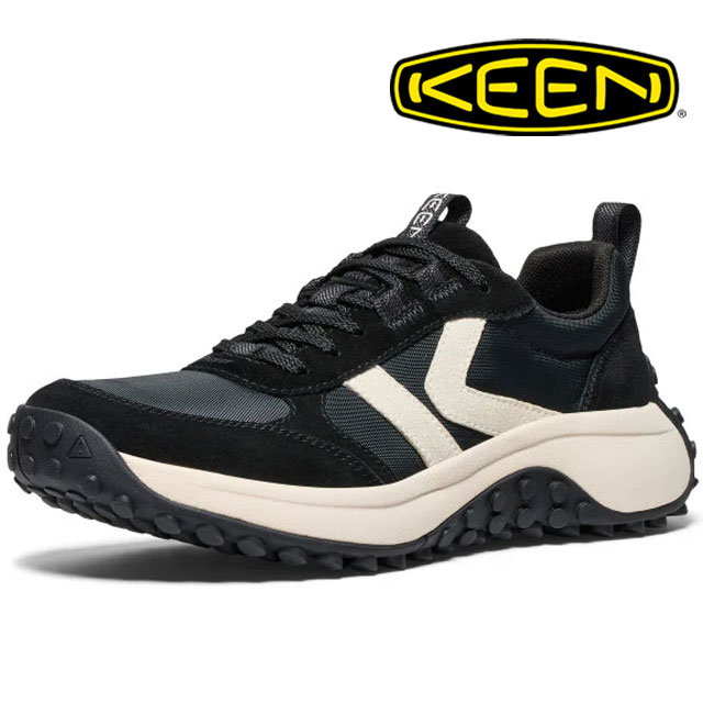 キーン スニーカー レディース ケーエス86 靴 カジュアルシューズ 1029595 ブラック/バーチ KEEN ローカット 送料無料 最強翌日配送 evid